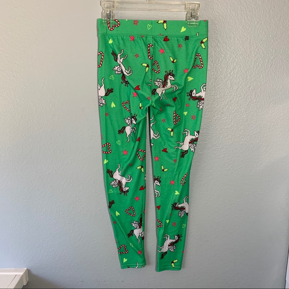 Justice Hooded Christmas Unicorn Pajama Set - Picture 14 of 15
